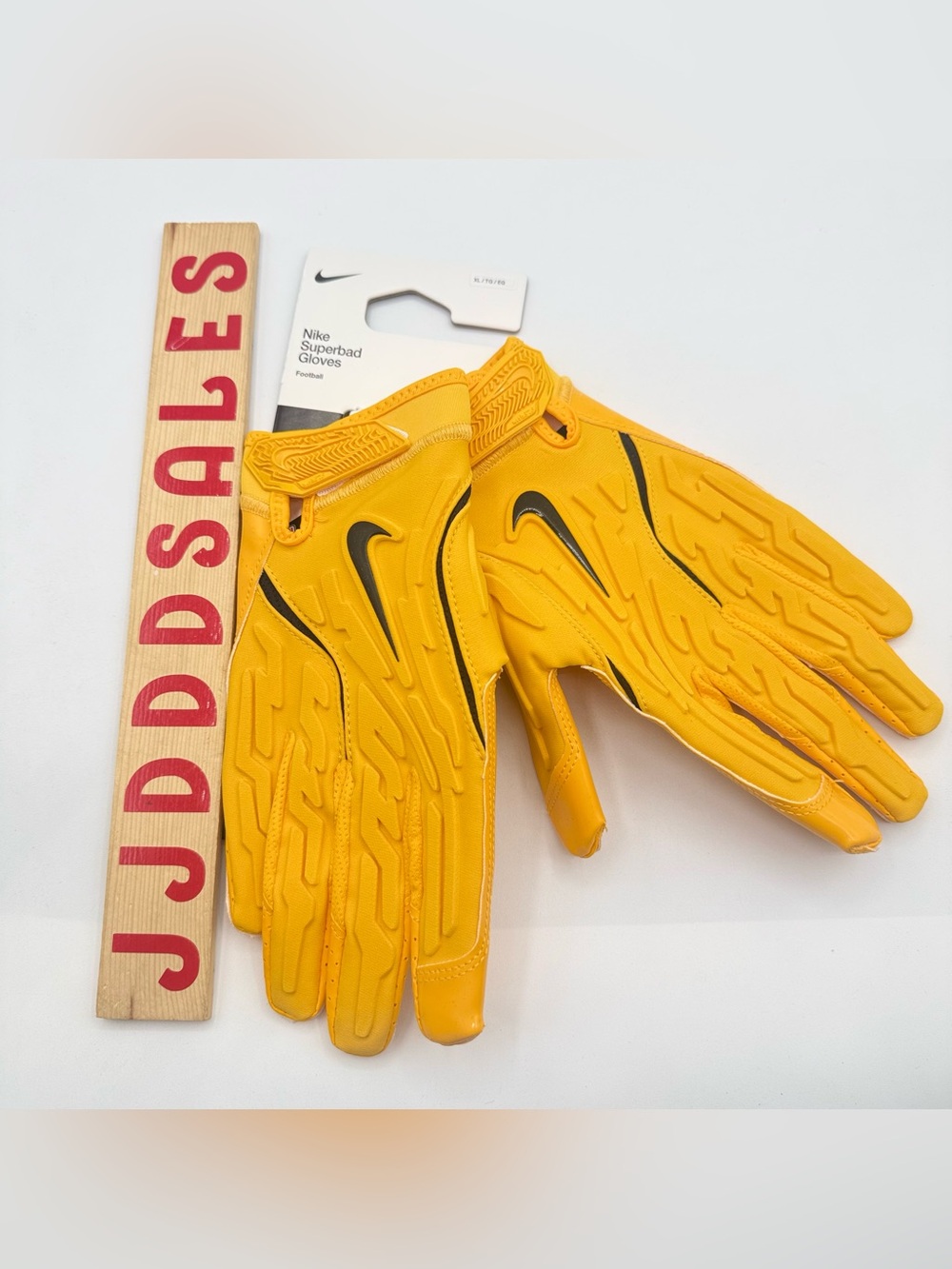 Nike Superbad 7.0 NFL Steelers Yellow Black Football Gloves HF0311-702 Size XL